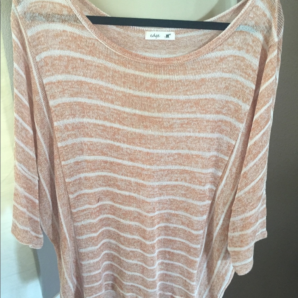 Edge shear sweater